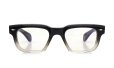 JACQUESMARIEMAGE 巨匠シリーズ メガネ SHIBUSAWA col.Black Fade /Superlight Green 正面