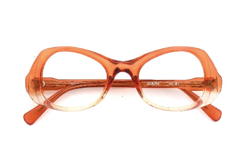 VITO DE PARIS メガネ DIANA 推定1970年代 T-139 Orange Fade]