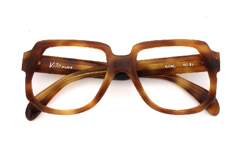 VITO PARIS collection speciale メガネ GOAL 推定1960年代〜1970年代 F4 Light Demi 51□19 v1