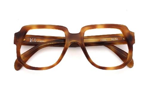 VITO PARIS collection speciale メガネ GOAL 推定1960年代〜1970年代 F4 Light Demi 50□20 v2