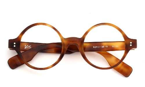 VITO PARIS collection speciale メガネ ROUND-BR-B 推定1960年代〜1970年代 F4