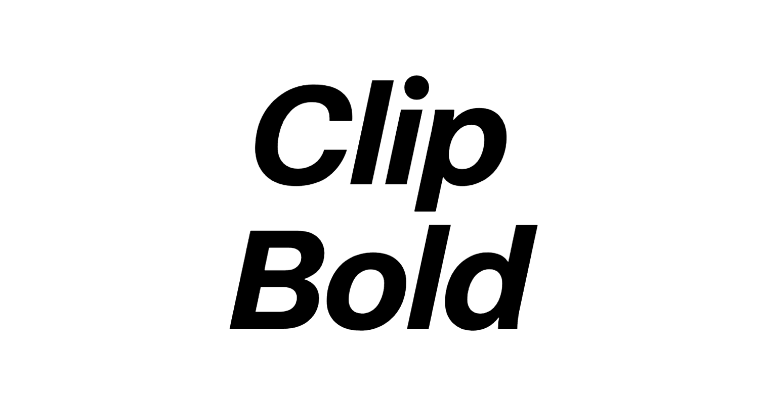 Annu Clip Bold