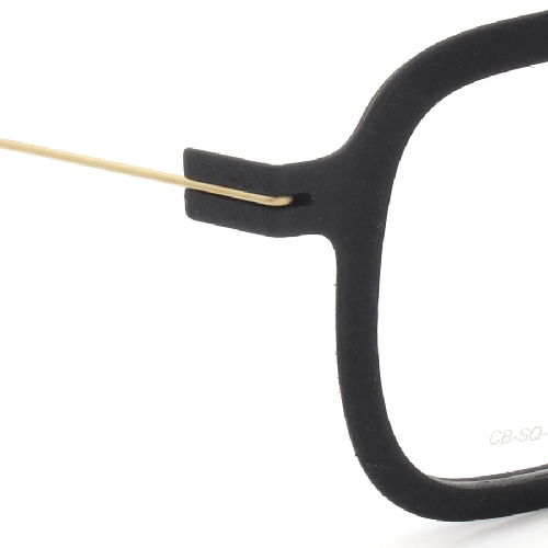 Annu メガネ通販 Square 15 L BLK-Float/Gold