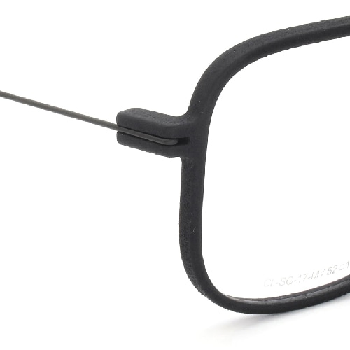 Annu メガネ通販 Square 17 M BLK-Float/Black