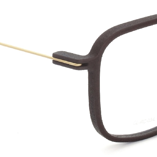 Annu メガネ通販 Rectangle 03 L DBR-F/Gold