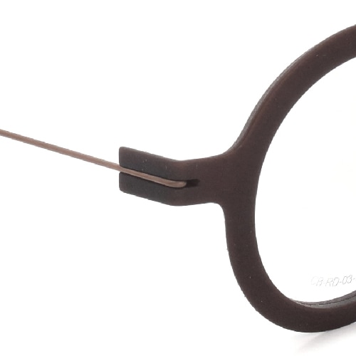 Annu メガネ通販 Round 03 M DBR-Float/Bronze