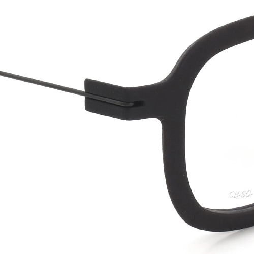 Annu メガネ通販 Square 14 M BLK-Float/Black