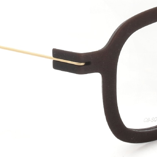 Annu メガネ通販 Square 14 M DBR-Float/Gold