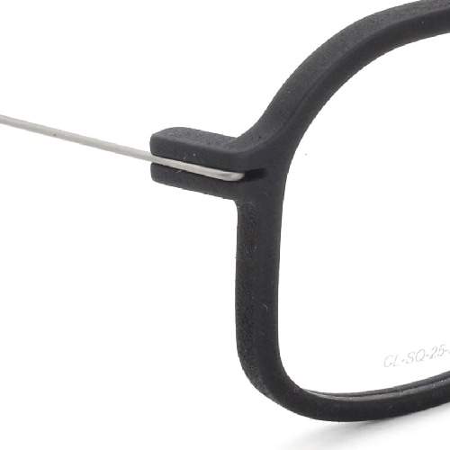 Annu メガネ通販 Square 25 M BLK-Float/Raw