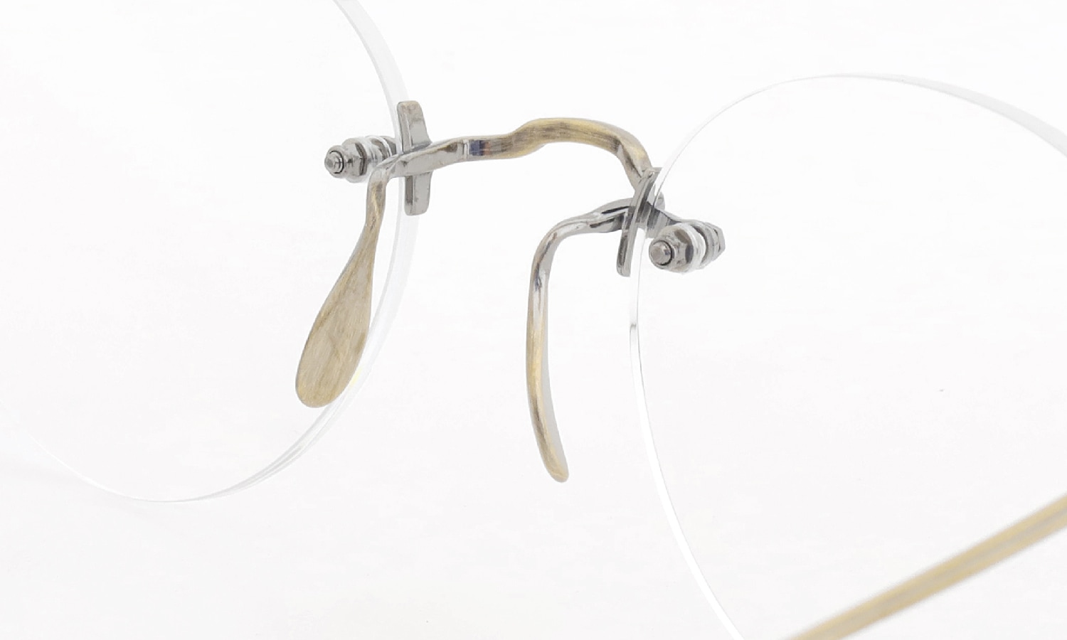 ayame リムレスメガネ通販 3PIECE col.AG