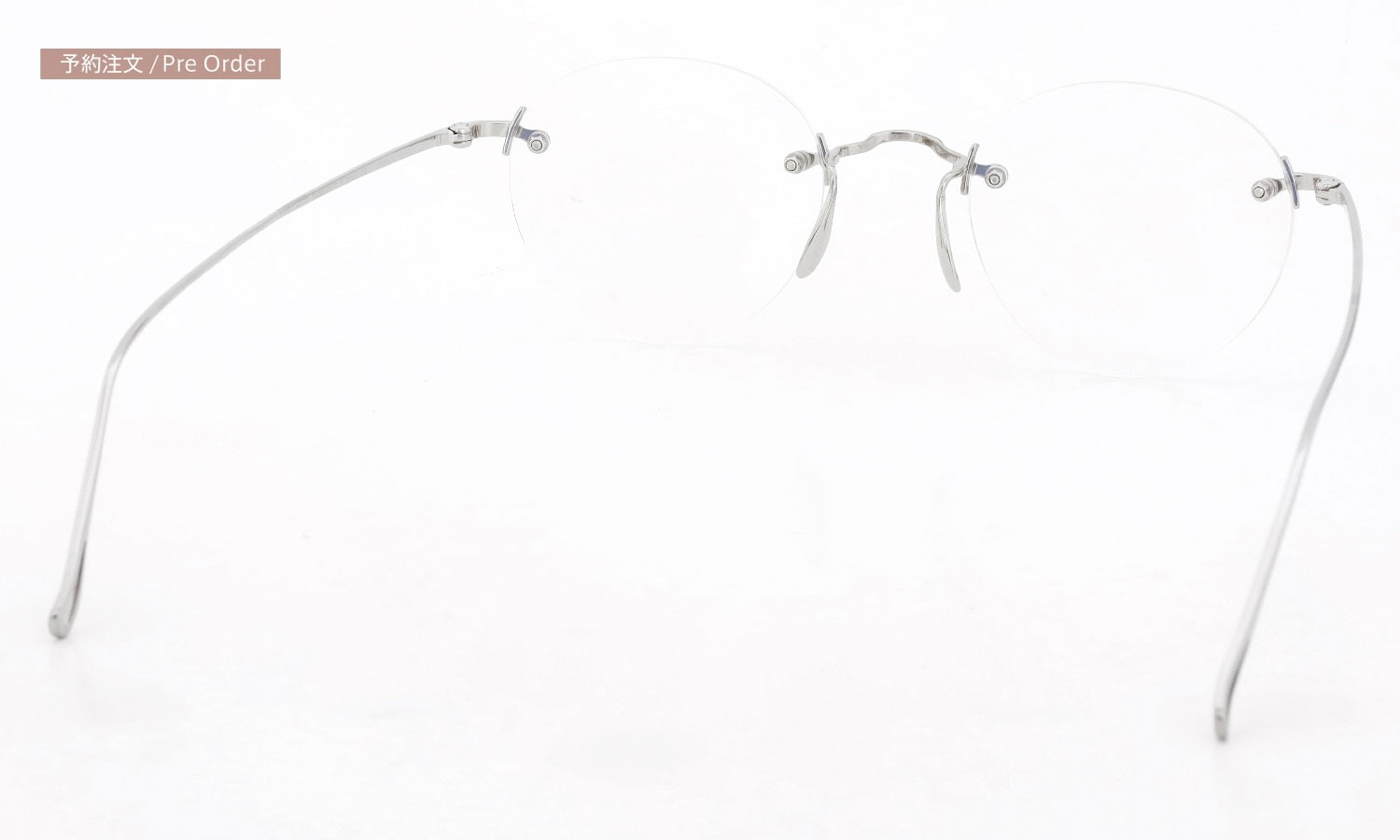 ayame リムレスメガネ通販 3PIECE col.TI