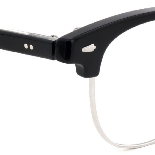 H-fusion 跳ね上げ単式メガネ通販 HF-905 COL-01 black/silver