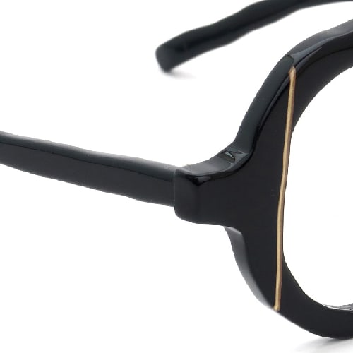 MASAHIROMARUYama メガネ MM-0078 col.1 Black/Gold