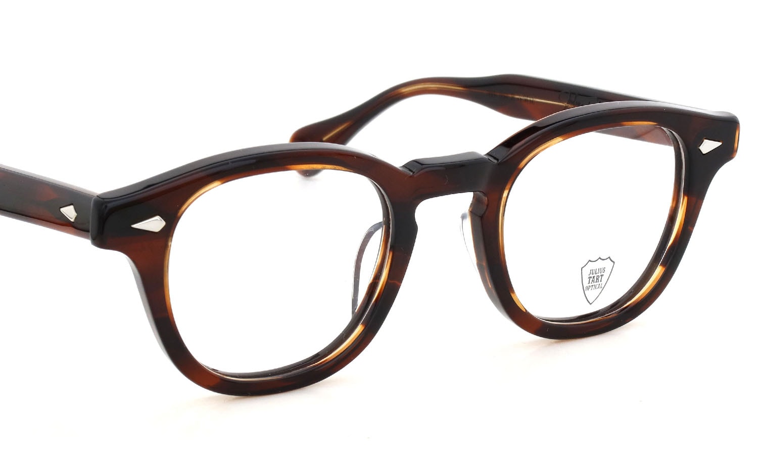 JULIUS TART OPTICAL メガネ AR-48-24 DEMI-AMBER 詳細画像