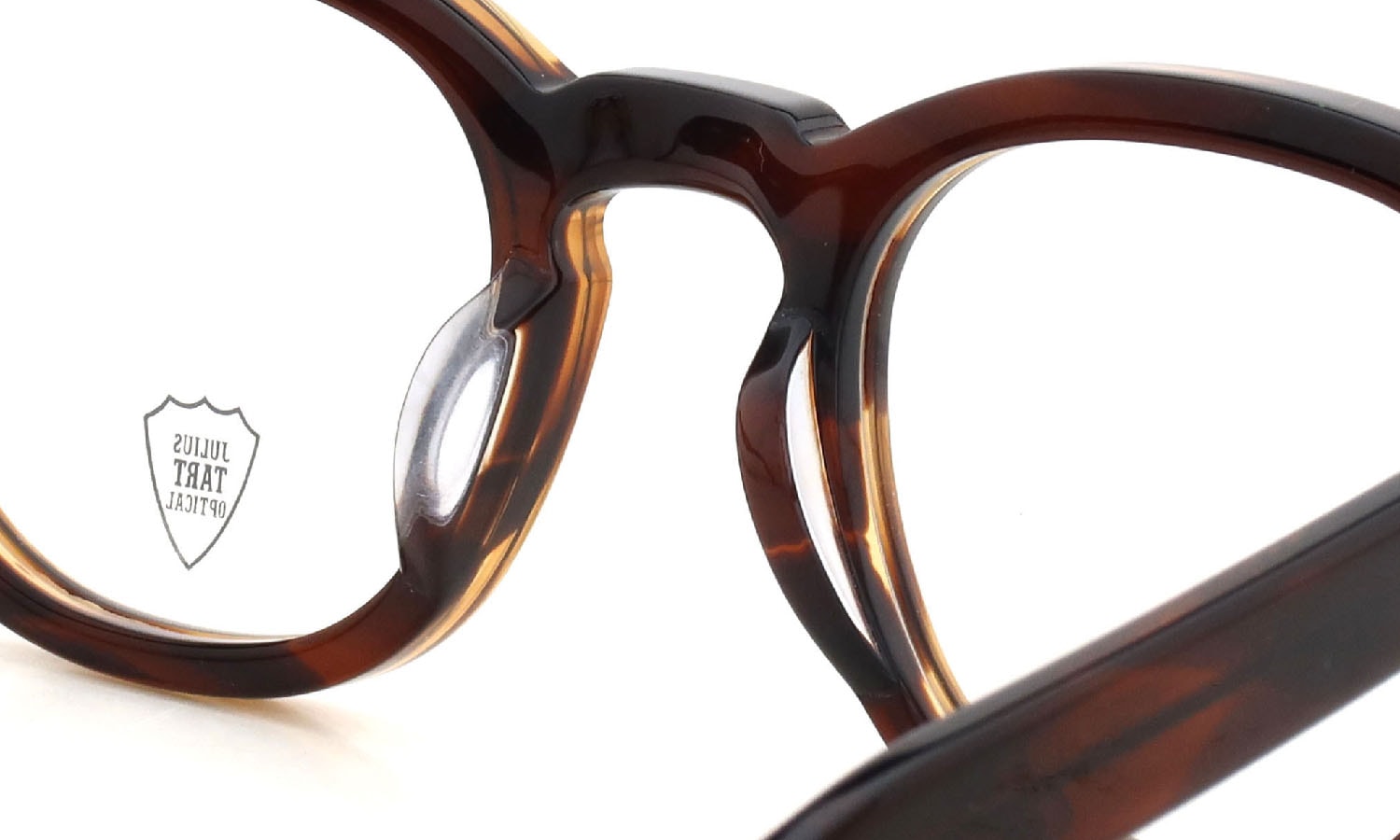 JULIUS TART OPTICAL メガネ AR-48-24 DEMI-AMBER 詳細画像