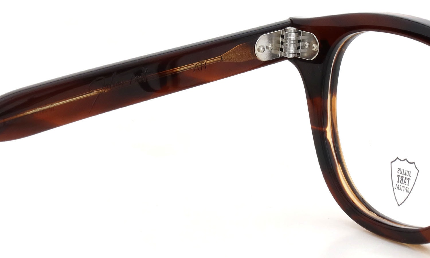 JULIUS TART OPTICAL メガネ AR-48-24 DEMI-AMBER 詳細画像
