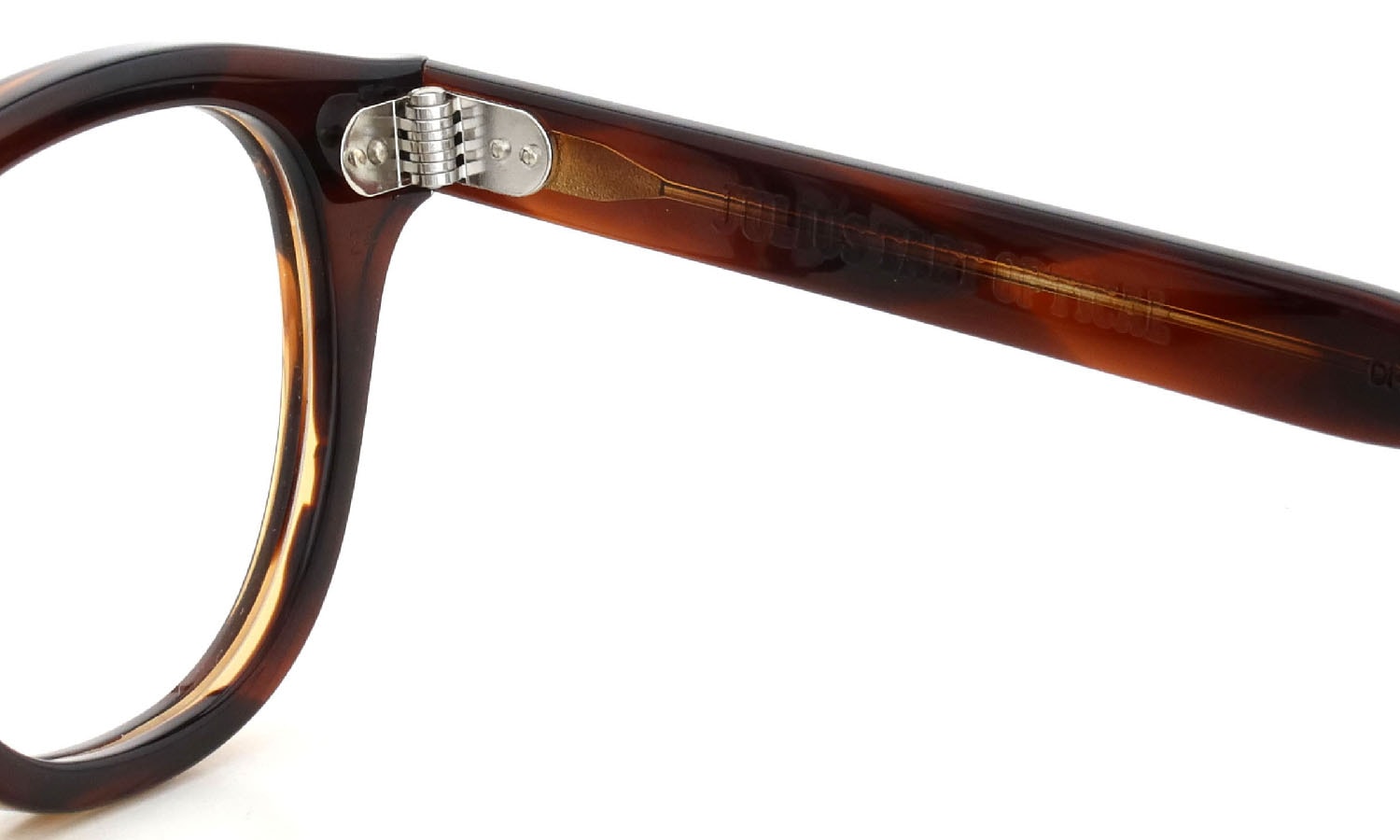 JULIUS TART OPTICAL メガネ AR-48-24 DEMI-AMBER 詳細画像