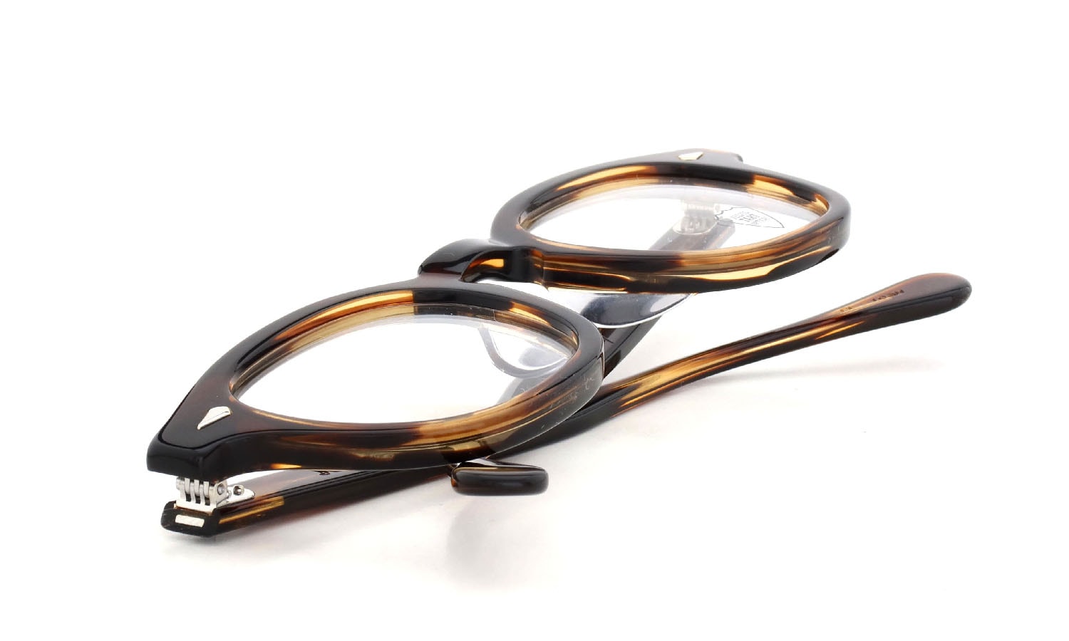 JULIUS TART OPTICAL メガネ AR-48-24 DEMI-AMBER 詳細画像