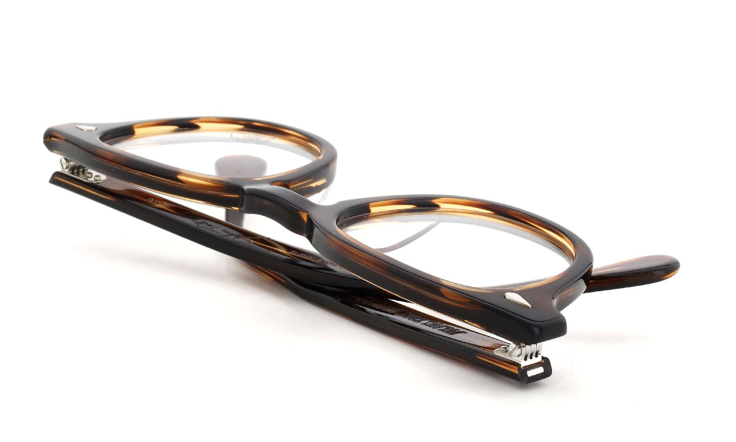 JULIUS TART OPTICAL メガネ AR-48-24 DEMI-AMBER 詳細画像