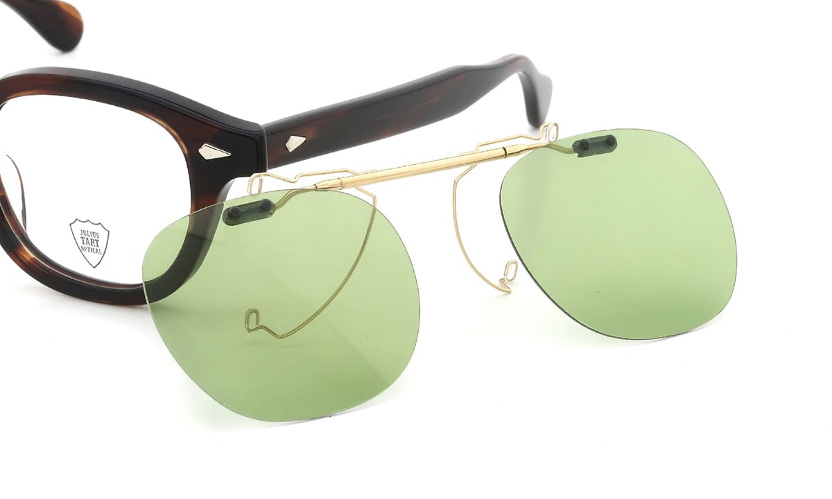 JULIUS TART OPTICAL AR専用クリップオンサグラス通販 ライトパープルレンズ