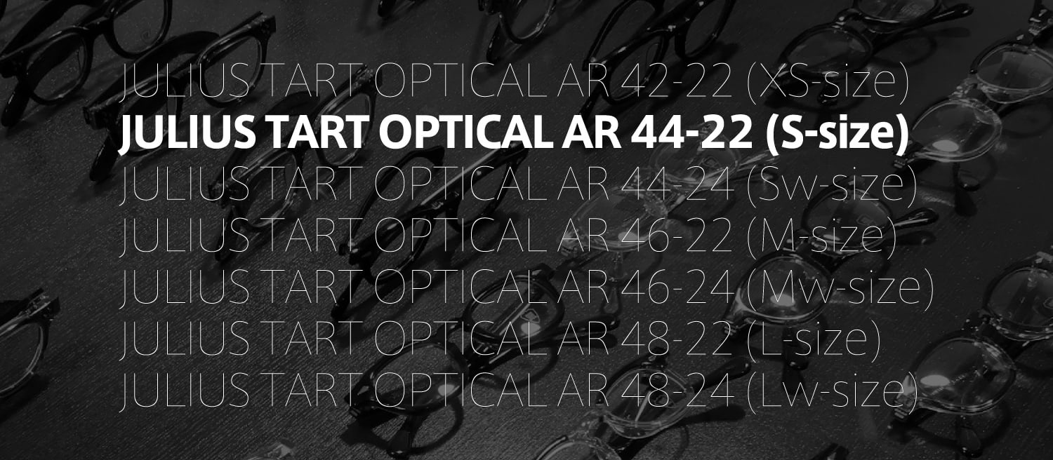 ポンメガネオリジナル JULIUS TART OPTICAL AR-44-22 フレーム一覧