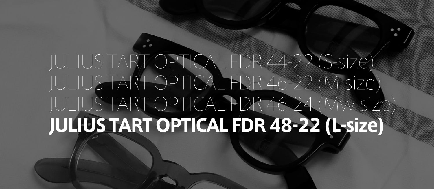 ポンメガネオリジナル JULIUS TART OPTICAL FDR-48-22 フレーム一覧