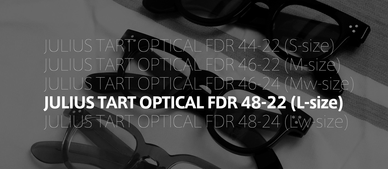 ポンメガネオリジナル JULIUS TART OPTICAL FDR-48-22 フレーム一覧