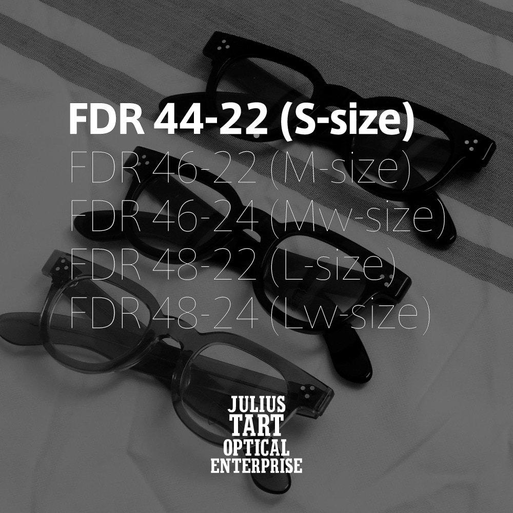 ポンメガネオリジナル JULIUS TART OPTICAL FDR-44-22 フレーム一覧