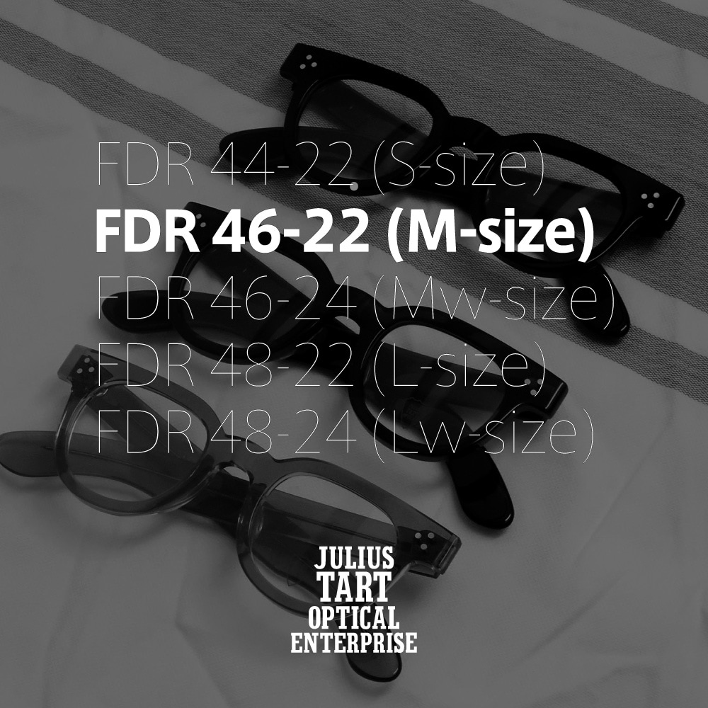 ポンメガネオリジナル JULIUS TART OPTICAL FDR-46-22 フレーム一覧