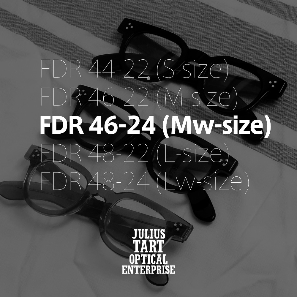 ポンメガネオリジナル JULIUS TART OPTICAL FDR-46-24 フレーム一覧
