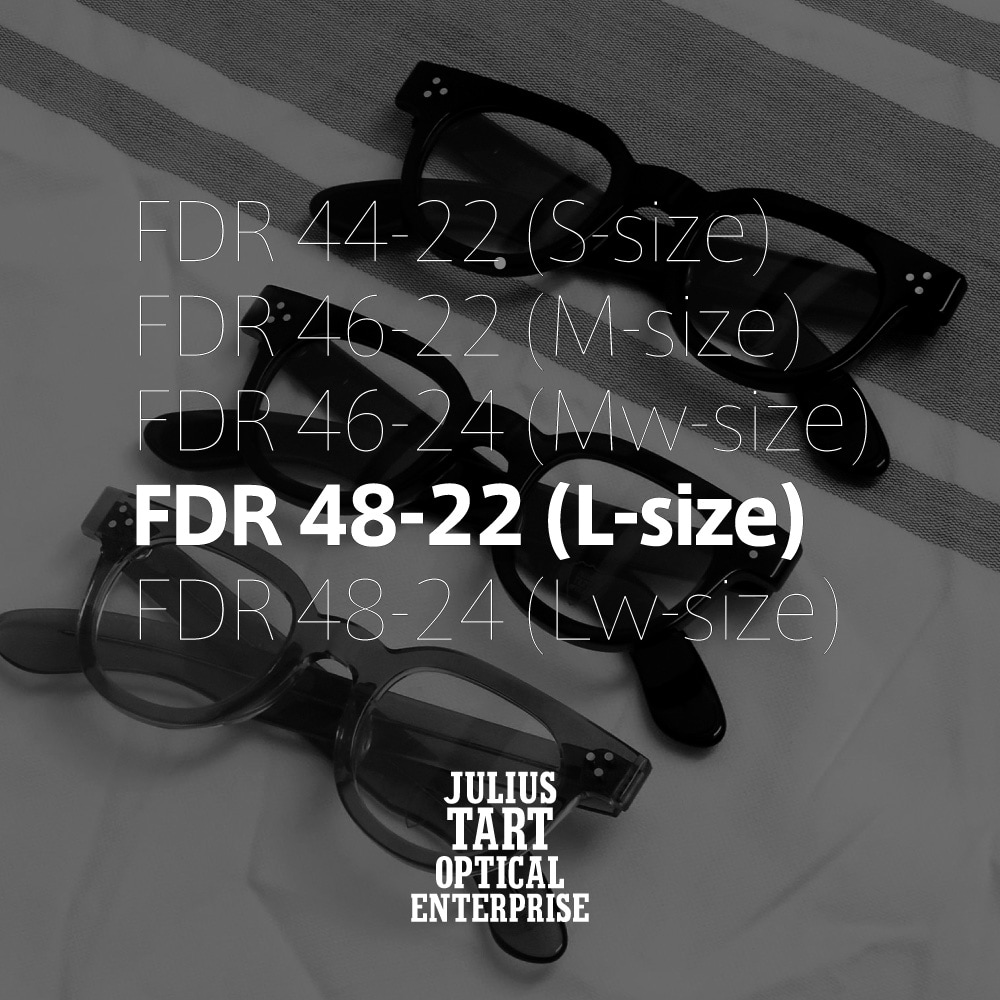 ポンメガネオリジナル JULIUS TART OPTICAL FDR-48-22 フレーム一覧