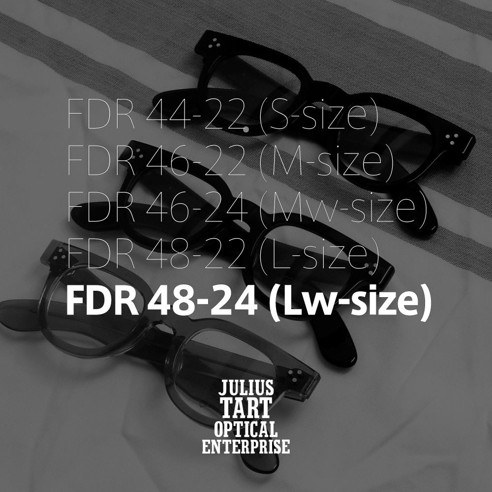 ポンメガネオリジナル JULIUS TART OPTICAL FDR-48-24 フレーム一覧