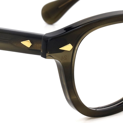 JULIUS TART OPTICAL [CHINATOWN SPECIAL ORDER] メガネ AR-46-24 NYC Gold [Olive Green Sasa/Gold PL-102SP-NYC Gold (取扱店：大宮)]