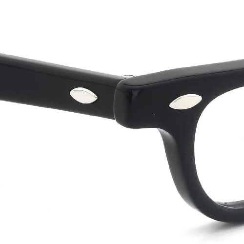 JULIUS TART OPTICAL リーディンググラス HALF EYE BLACK