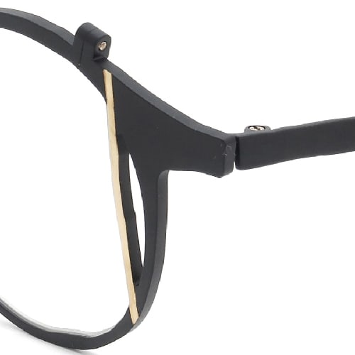 MASAHIROMARUYama メガネ MM-0076 col.1 Black-Gold