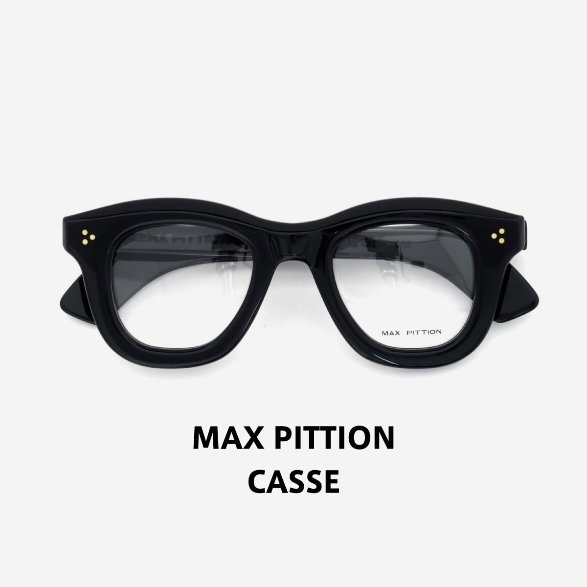 Vega MAX PITTIONS サングラス ブラック MAX PITTION マックスピティオン サングラス HUGO 44 PL-004A