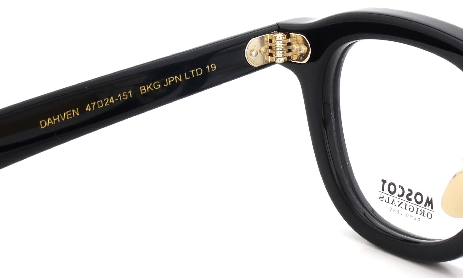 MOSCOT 限定生産メガネ通販 DAHVEN(47) BKG 47□24 JPN LTD 19