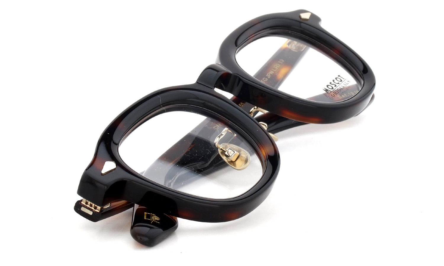 MOSCOT 限定生産メガネ通販 DAHVEN(47) BURNT TORTG 47□24 JPN LTD 19