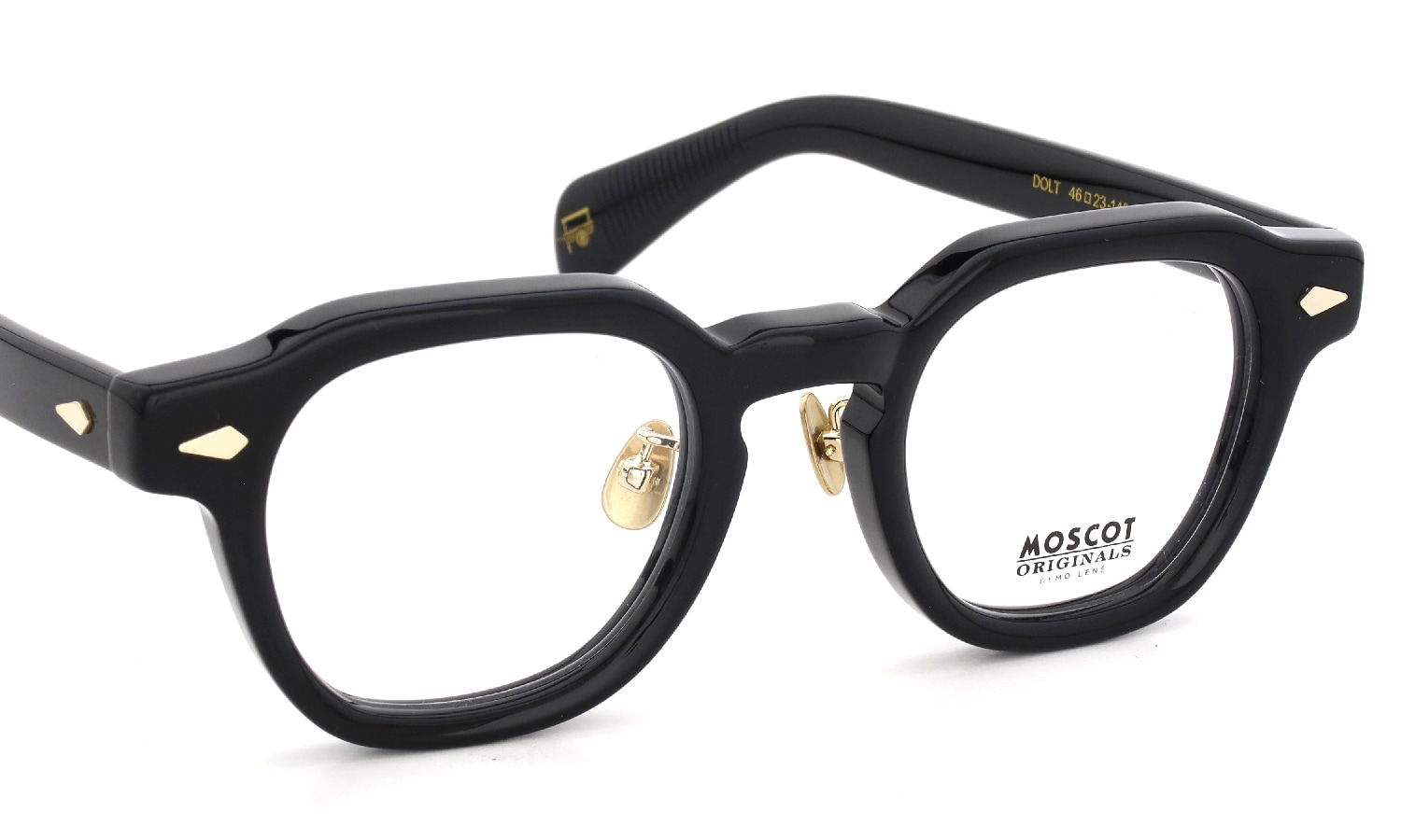 MOSCOT 限定生産メガネ通販 DOLT BKG 46□23size JPN LTD 19