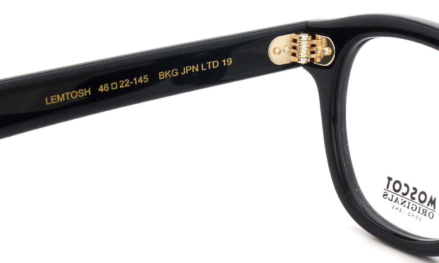 MOSCOT 限定生産メガネ通販 LEMTOSH BKG 46□22size JPN LTD 19