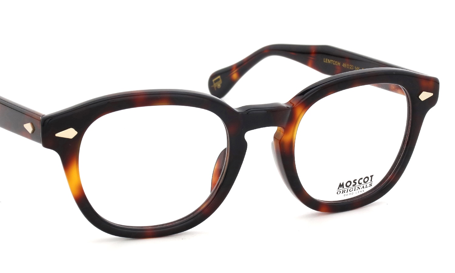 MOSCOT 限定生産メガネ通販 LEMTOSH BURNT TORTG 49□22size JPN LTD 19