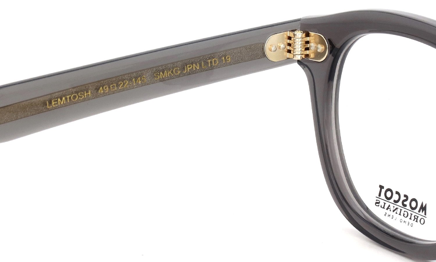 MOSCOT 限定生産メガネ通販 LEMTOSH SMKG 49□22size JPN LTD 19
