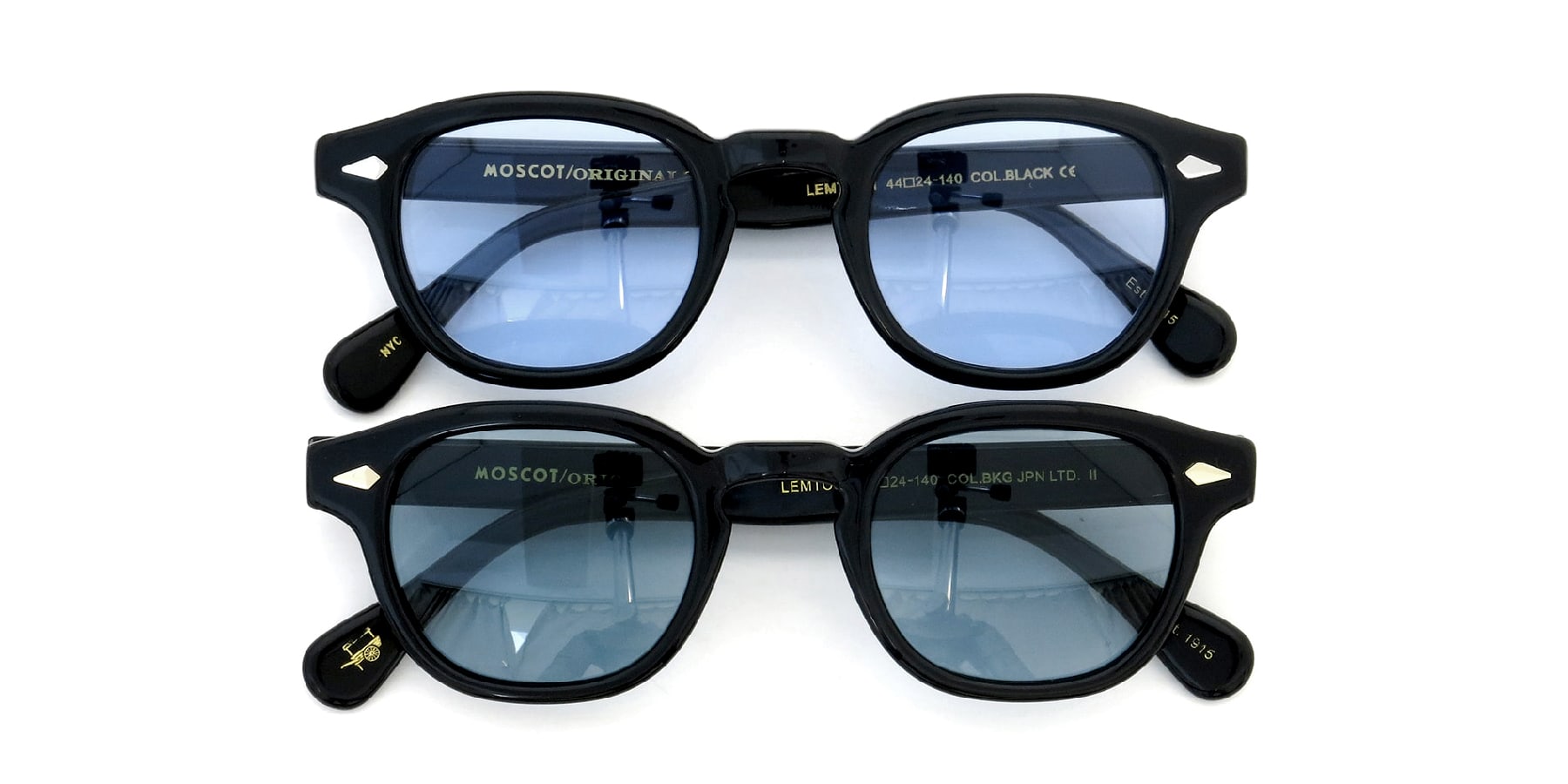 MOSCOT モスコット レムトッシュ 46 サングラスレンズブルー - サングラス MOSCOT モスコット レムトッシュ 46 サングラスレンズブルー - サングラス