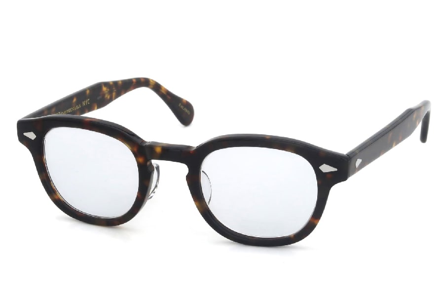 MOSCOT LEMTOSH 46 BLACK 度なしクリア・カラー付き