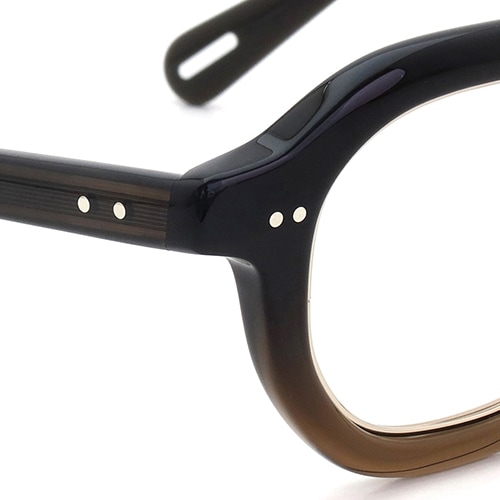 YUICHI TOYAMA. メガネ通販 U-185 BRS col.04 FadeBrown/Gold