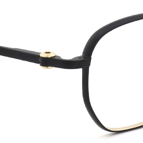 YUICHI TOYAMA:5 メガネ通販 MALIBU col.03 Black/WhiteGold
