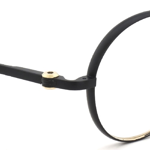 YUICHI TOYAMA:5 メガネ通販 PASADENA col.03 Black/WhiteGold
