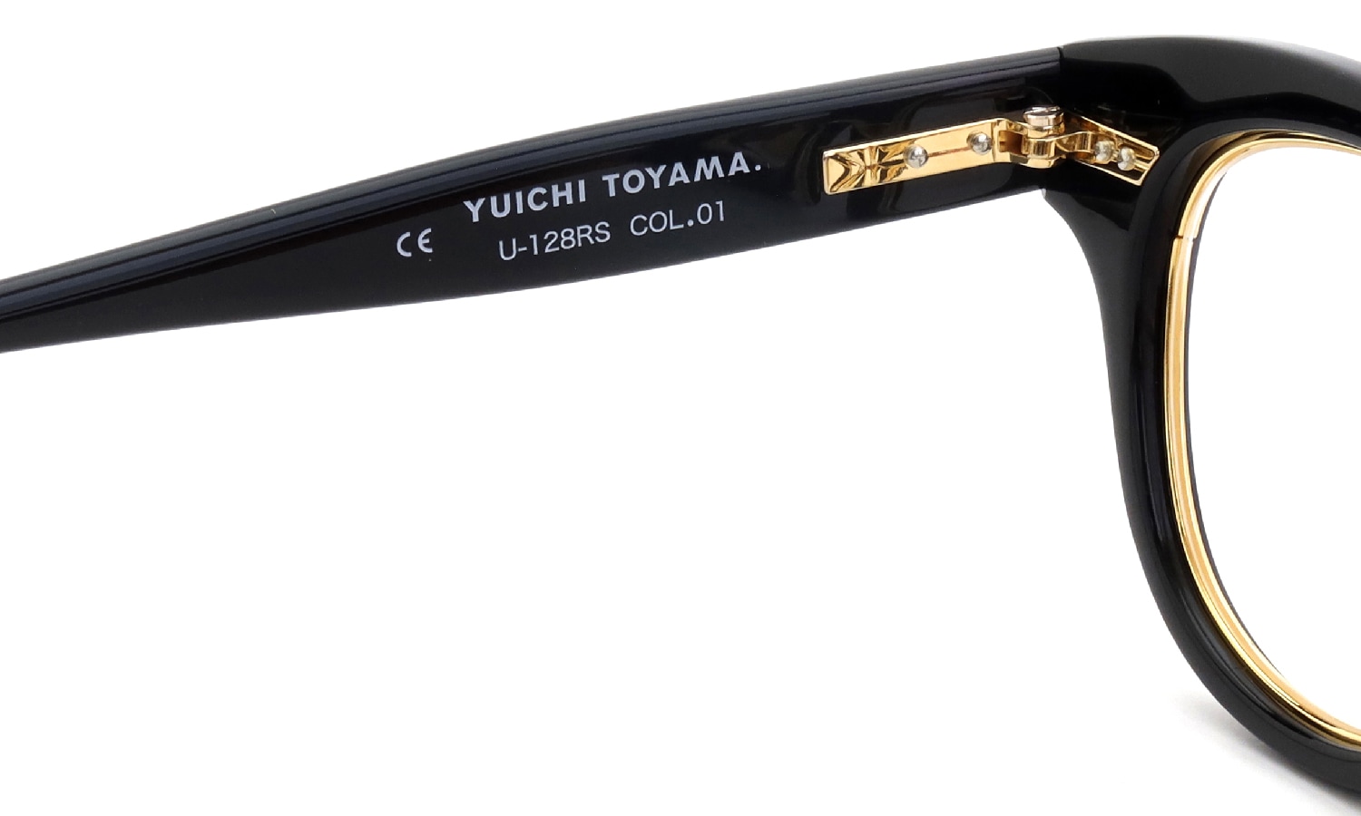 YUICHI TOYAMA. メガネ通販 U-128RS IND COL.01
