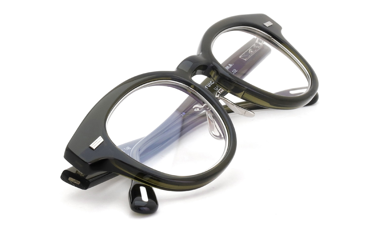 YUICHI TOYAMA. メガネ通販 U-128RS IND COL.02