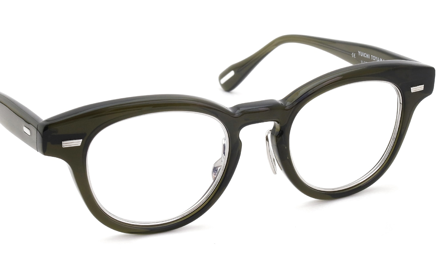 YUICHI TOYAMA. メガネ通販 U-128RS IND COL.02